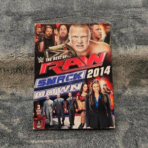 WWE The best of RAW Smack Down 2014 3 DVD Set plus Memorable moments